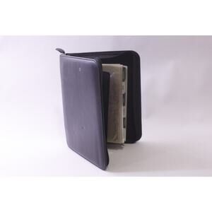 Day Planner, Black, Binder, Zipper Lock, Calendar, Notes, ~ 250729-WH 1335